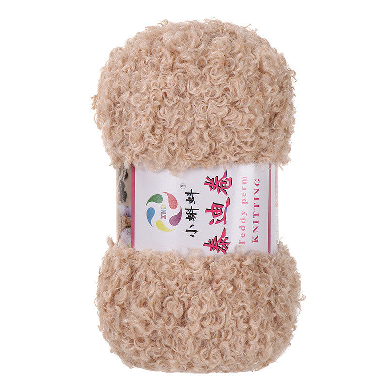 100g- Fluffy Teddy Perm Yarn | Teddy Curly Crochet Knitting Yarn for Scarves & Cute Amigurumi | Benang Kait | 泰迪卷毛线
