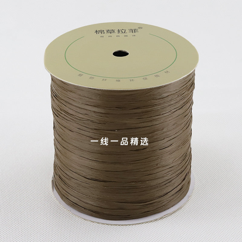 150g- Premium Raffia Paper Yarn for Crochet Bags & Summer Hats | Raffia Straw Yarn | Benang Rafia | 拉菲草绳 | Crochet Yarn