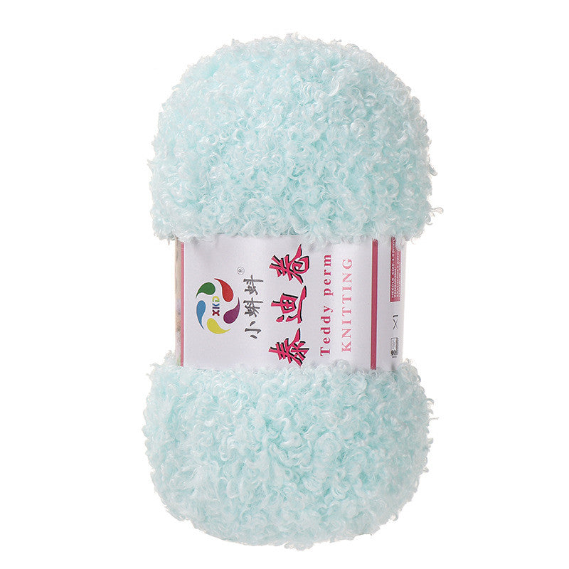 100g- Fluffy Teddy Perm Yarn | Teddy Curly Crochet Knitting Yarn for Scarves & Cute Amigurumi | Benang Kait | 泰迪卷毛线