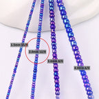 720pcs- Manik Baju | 2mm Glass Seed Beads | AB Transparent Imitation Beads | DIY Crafts & Jewelry Sewing Beads