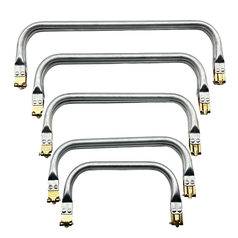 Aluminum Purse Frame Clasp – Metal Purse Closure for DIY Woven Bags & Handbags | Bag Accessories | Kiss lock for Bag