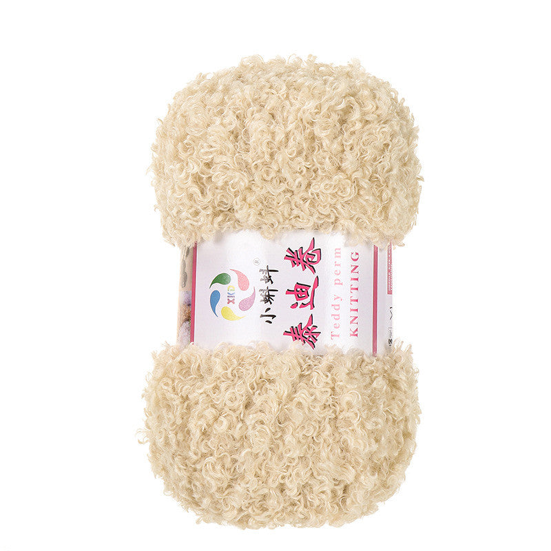 100g- Fluffy Teddy Perm Yarn | Teddy Curly Crochet Knitting Yarn for Scarves & Cute Amigurumi | Benang Kait | 泰迪卷毛线