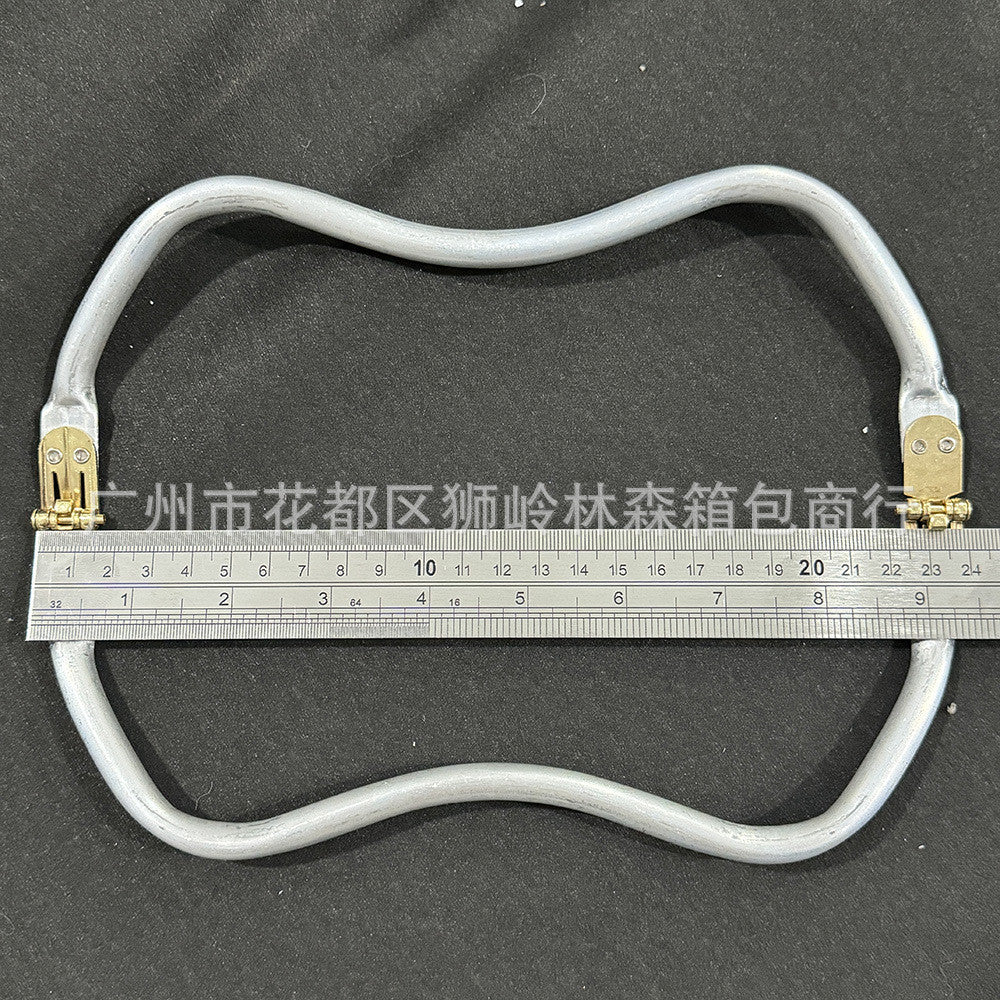 Aluminum Purse Frame Clasp – Metal Purse Closure for DIY Woven Bags & Handbags | Bag Accessories | Kiss lock for Bag