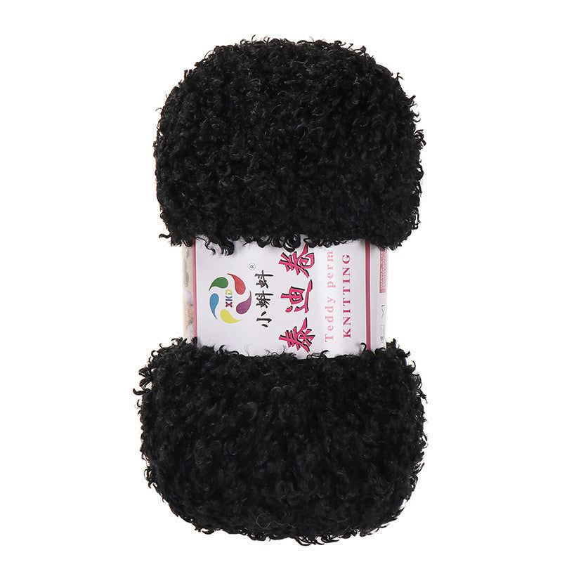 100g- Fluffy Teddy Perm Yarn | Teddy Curly Crochet Knitting Yarn for Scarves & Cute Amigurumi | Benang Kait | 泰迪卷毛线