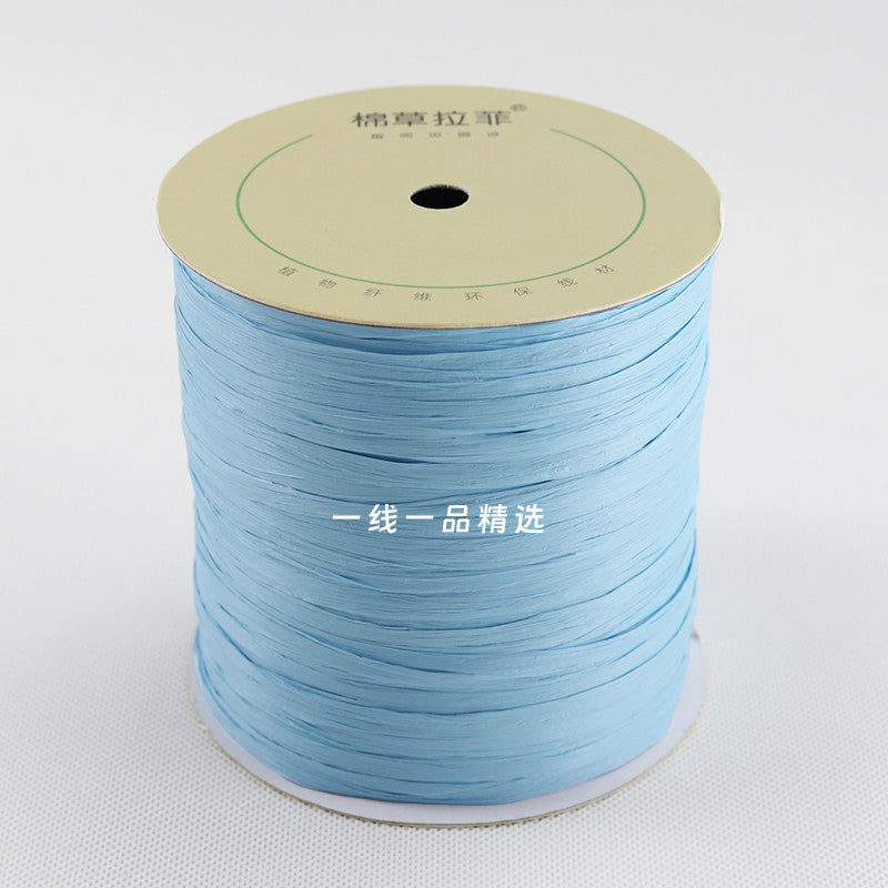 150g- Premium Raffia Paper Yarn for Crochet Bags & Summer Hats | Raffia Straw Yarn | Benang Rafia | 拉菲草绳 | Crochet Yarn