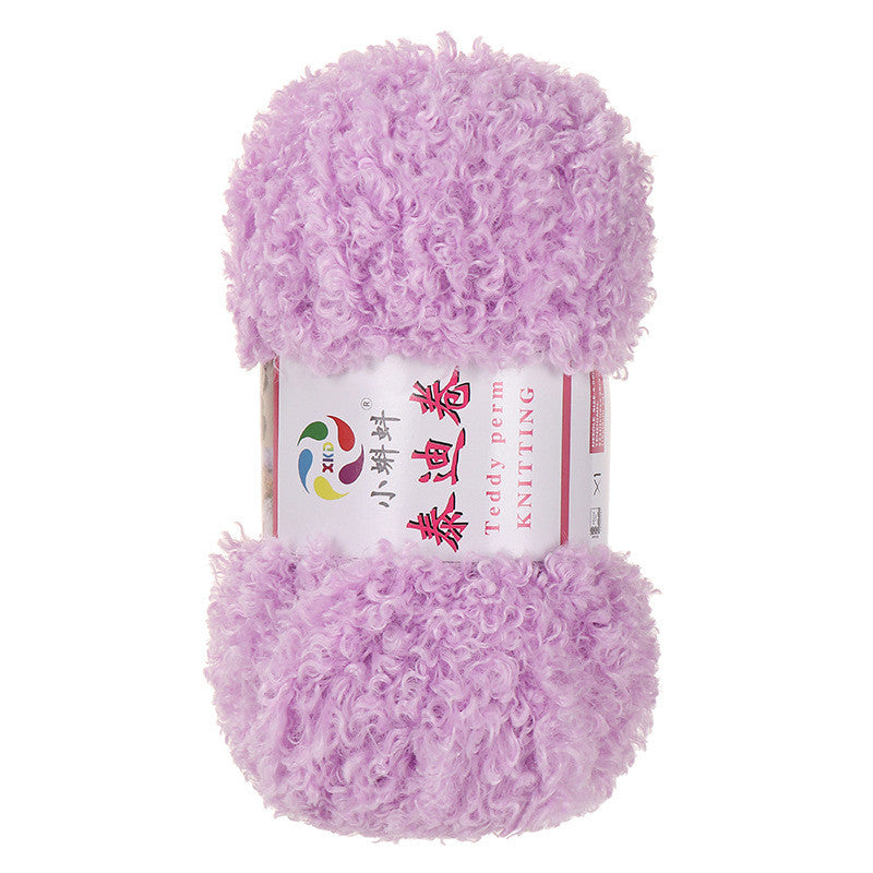 100g- Fluffy Teddy Perm Yarn | Teddy Curly Crochet Knitting Yarn for Scarves & Cute Amigurumi | Benang Kait | 泰迪卷毛线