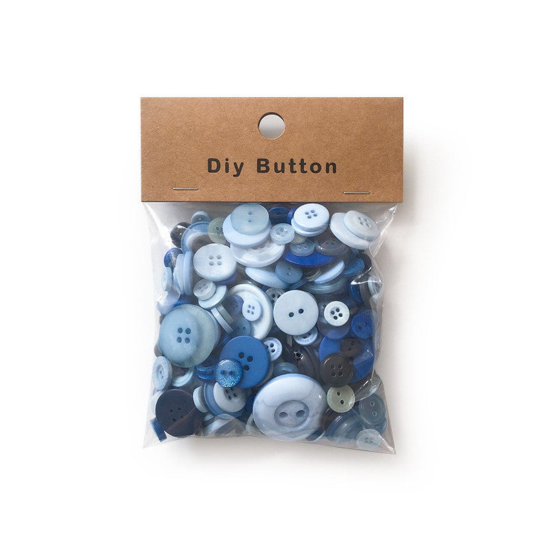 Colorful Resin Buttons Mix – Children’s DIY Craft Buttons for Handmade Projects | Butang Cantik Murah | Assorted Button