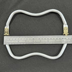 Aluminum Purse Frame Clasp – Metal Purse Closure for DIY Woven Bags & Handbags | Bag Accessories | Kiss lock for Bag