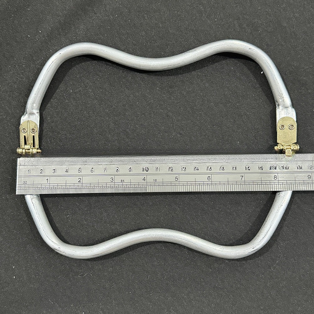 Aluminum Purse Frame Clasp – Metal Purse Closure for DIY Woven Bags & Handbags | Bag Accessories | Kiss lock for Bag