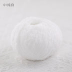 3ply Polyester Fluffy Yarn | Benang Kait | Soft Thin yarn | Crochet Knitting Yarn | 小可爱 萌小爱短绒绒线