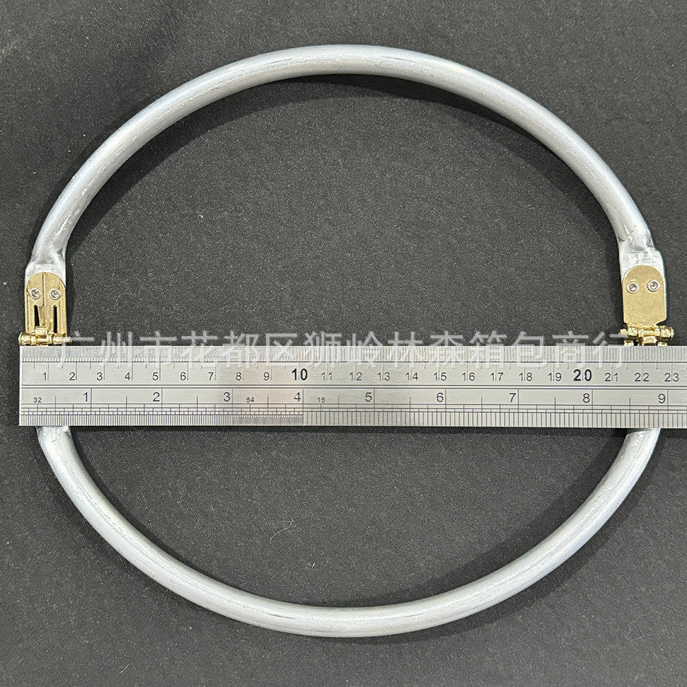 Aluminum Purse Frame Clasp – Metal Purse Closure for DIY Woven Bags & Handbags | Bag Accessories | Kiss lock for Bag