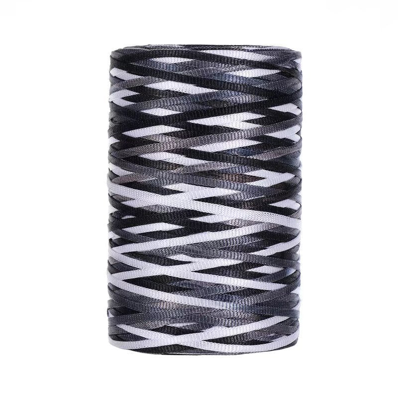 100g- Flat Ribbon Yarn 3mm | Tape Yarn | Benang Kait Nylon Riben Yarn