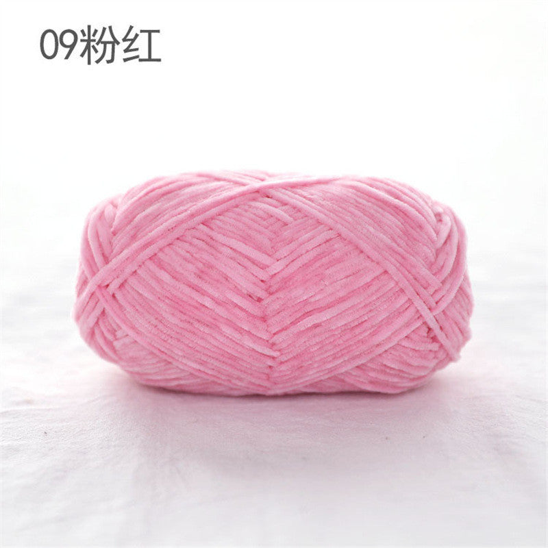 40g- Chenille Crochet Yarn 2mm | Crochet Knitting Yarn | Soft Velvet Yarn for Amigurumi Dolls 雪尼尔毛线