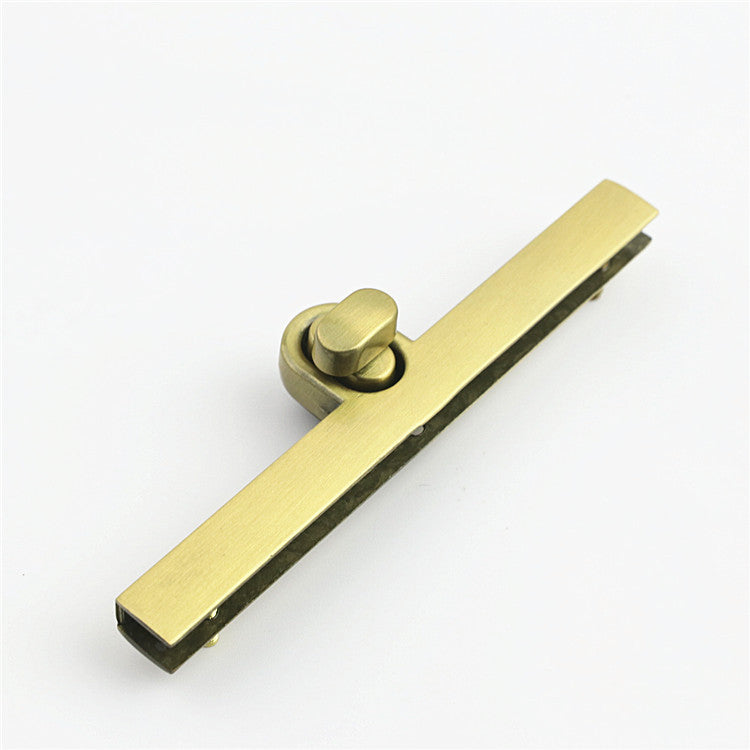 Metal Twist Lock Bag Accessories  | Turn Lock for Handbags & Purse | Metal Rectangle Lock Clasps Bag Closure Buckle