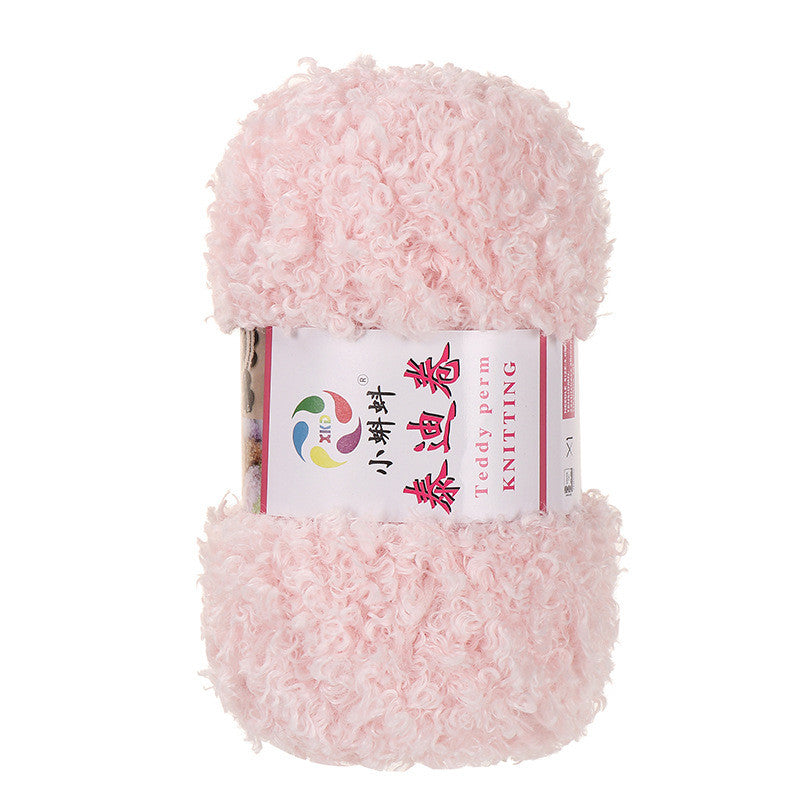 100g- Fluffy Teddy Perm Yarn | Teddy Curly Crochet Knitting Yarn for Scarves & Cute Amigurumi | Benang Kait | 泰迪卷毛线
