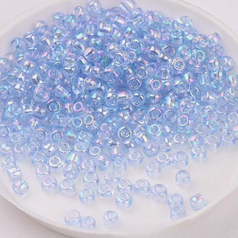 720pcs- Manik Baju | 2mm Glass Seed Beads | AB Transparent Imitation Beads | DIY Crafts & Jewelry Sewing Beads