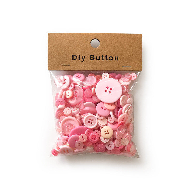Colorful Resin Buttons Mix – Children’s DIY Craft Buttons for Handmade Projects | Butang Cantik Murah | Assorted Button