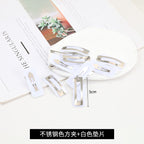 10pcs- DIY Hair Clip Base | Non-woven Fabric Pad | Hair Accessories | DIY Crochet & Sewing Accessory Base