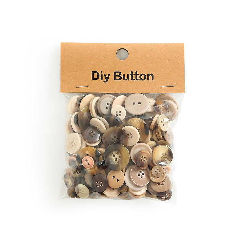 Colorful Resin Buttons Mix – Children’s DIY Craft Buttons for Handmade Projects | Butang Cantik Murah | Assorted Button