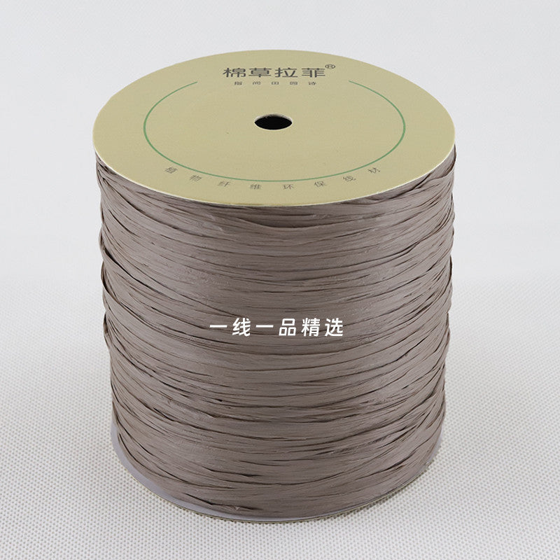 150g- Premium Raffia Paper Yarn for Crochet Bags & Summer Hats | Raffia Straw Yarn | Benang Rafia | 拉菲草绳 | Crochet Yarn