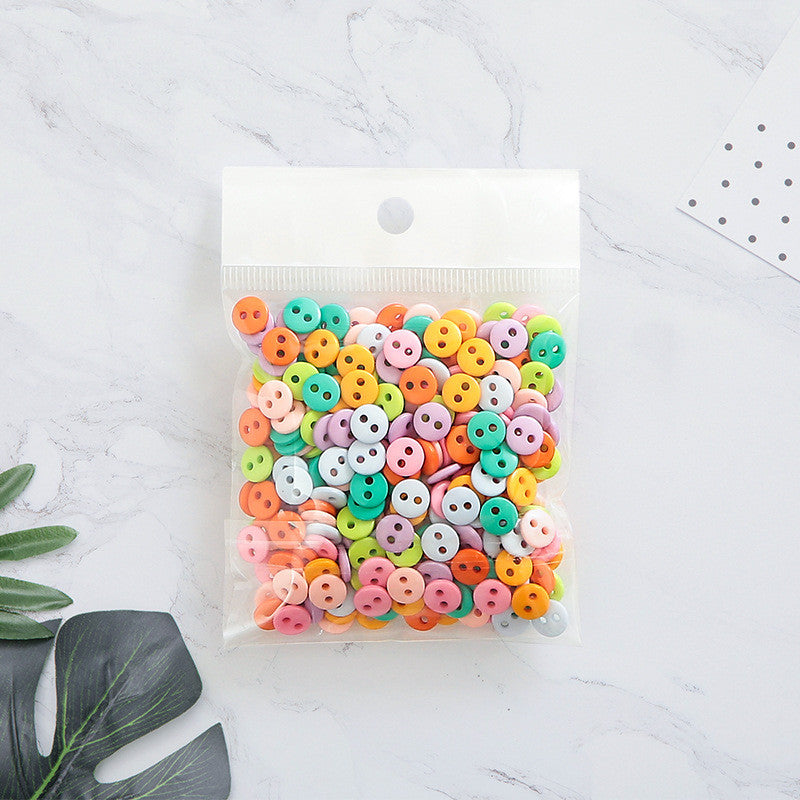 Colorful Resin Buttons Mix – Children’s DIY Craft Buttons for Handmade Projects | Butang Cantik Murah | Assorted Button