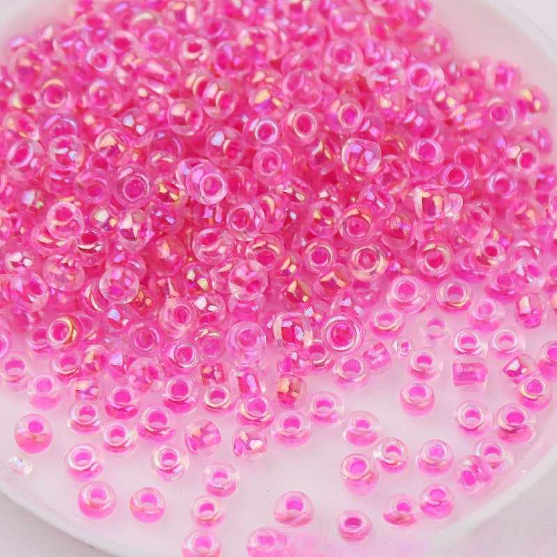 720pcs- Manik Baju | 2mm Glass Seed Beads | AB Transparent Imitation Beads | DIY Crafts & Jewelry Sewing Beads