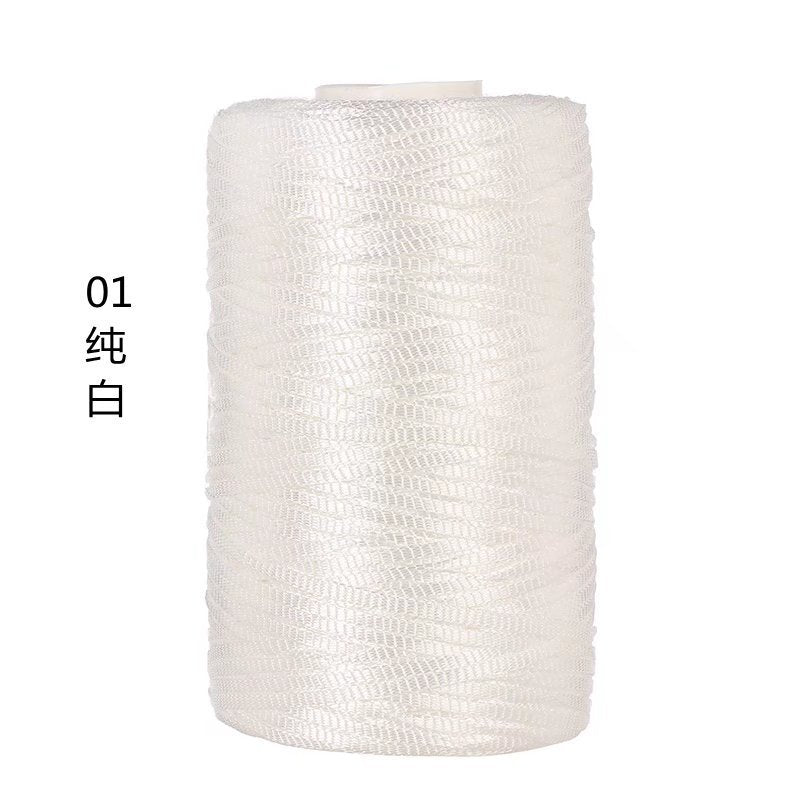 100g- Flat Ribbon Yarn 3mm | Tape Yarn | Benang Kait Nylon Riben Yarn
