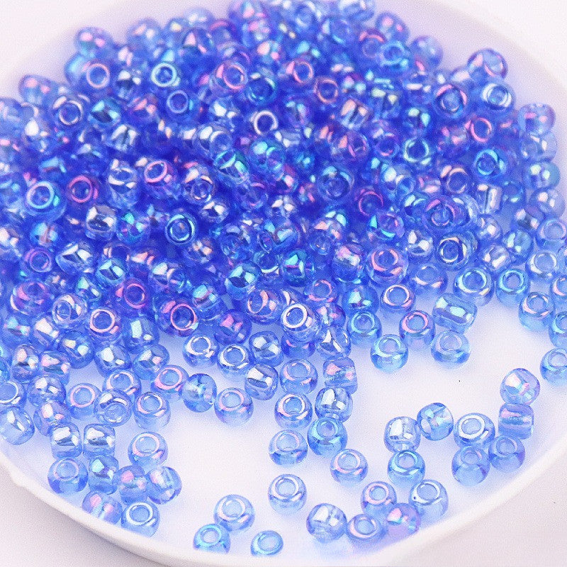 720pcs- Manik Baju | 2mm Glass Seed Beads | AB Transparent Imitation Beads | DIY Crafts & Jewelry Sewing Beads