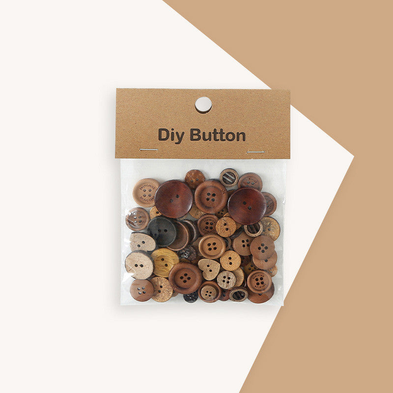 Colorful Resin Buttons Mix – Children’s DIY Craft Buttons for Handmade Projects | Butang Cantik Murah | Assorted Button