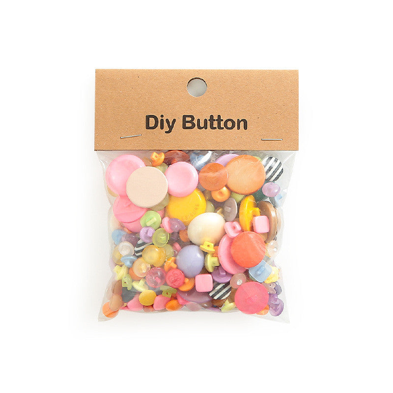 Colorful Resin Buttons Mix – Children’s DIY Craft Buttons for Handmade Projects | Butang Cantik Murah | Assorted Button