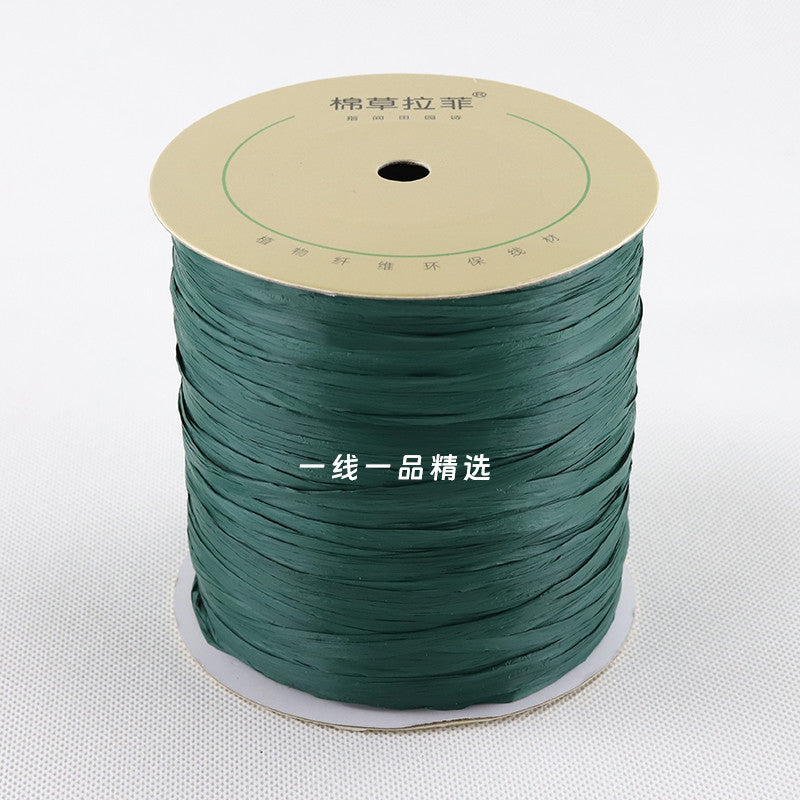 150g- Premium Raffia Paper Yarn for Crochet Bags & Summer Hats | Raffia Straw Yarn | Benang Rafia | 拉菲草绳 | Crochet Yarn