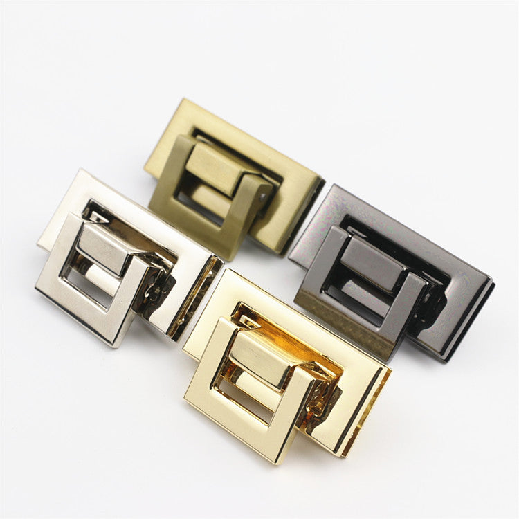 1pc Metal Turn Twist Lock | Bag Buckle Deco Closure Locks | Purse Clasps Bag Accessories