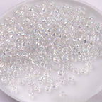 720pcs- Manik Baju | 2mm Glass Seed Beads | AB Transparent Imitation Beads | DIY Crafts & Jewelry Sewing Beads