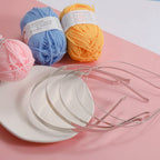 5pcs- Stainless Steel Headband Base | DIY Crochet Hair Accessory Material | Hairband Frame | Sepit Cekak Rambut Besi