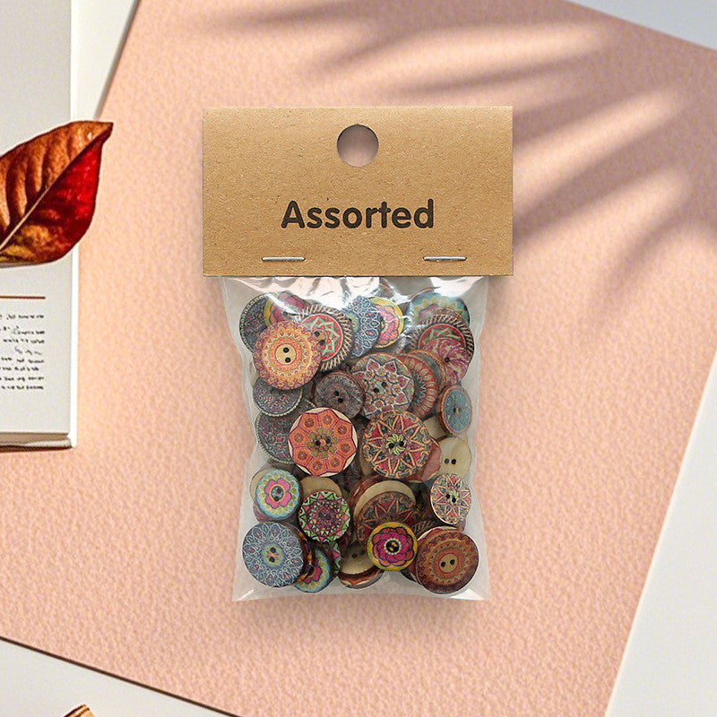 Colorful Resin Buttons Mix – Children’s DIY Craft Buttons for Handmade Projects | Butang Cantik Murah | Assorted Button