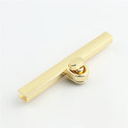Metal Twist Lock Bag Accessories  | Turn Lock for Handbags & Purse | Metal Rectangle Lock Clasps Bag Closure Buckle