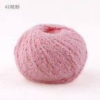 3ply Polyester Fluffy Yarn | Benang Kait | Soft Thin yarn | Crochet Knitting Yarn | 小可爱 萌小爱短绒绒线