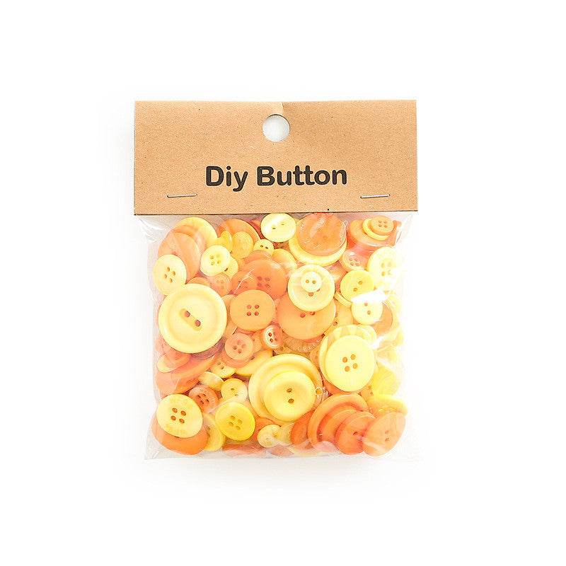 Colorful Resin Buttons Mix – Children’s DIY Craft Buttons for Handmade Projects | Butang Cantik Murah | Assorted Button
