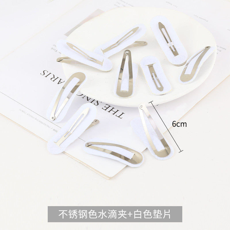 10pcs- DIY Hair Clip Base | Non-woven Fabric Pad | Hair Accessories | DIY Crochet & Sewing Accessory Base