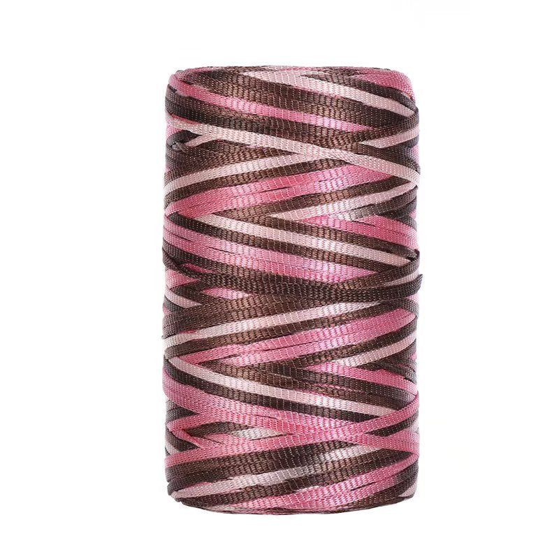 100g- Flat Ribbon Yarn 3mm | Tape Yarn | Benang Kait Nylon Riben Yarn