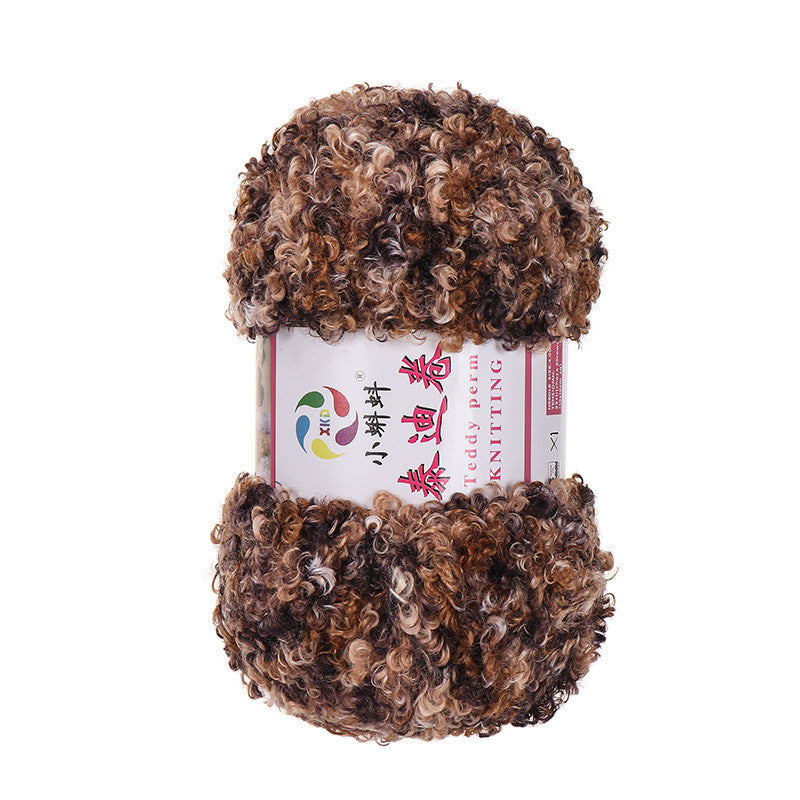 100g- Fluffy Teddy Perm Yarn | Teddy Curly Crochet Knitting Yarn for Scarves & Cute Amigurumi | Benang Kait | 泰迪卷毛线