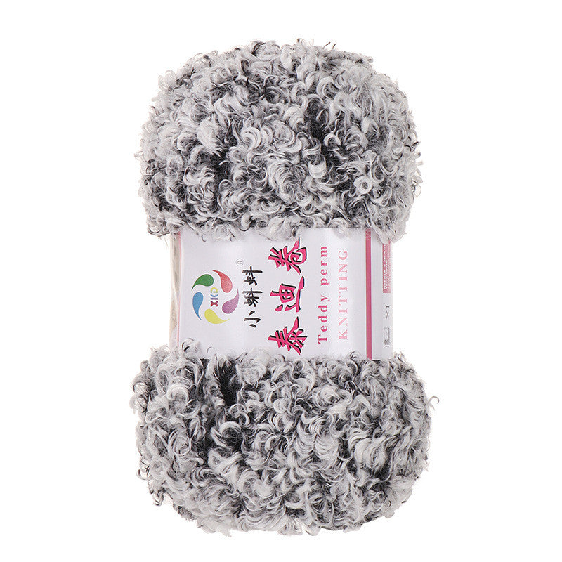 100g- Fluffy Teddy Perm Yarn | Teddy Curly Crochet Knitting Yarn for Scarves & Cute Amigurumi | Benang Kait | 泰迪卷毛线
