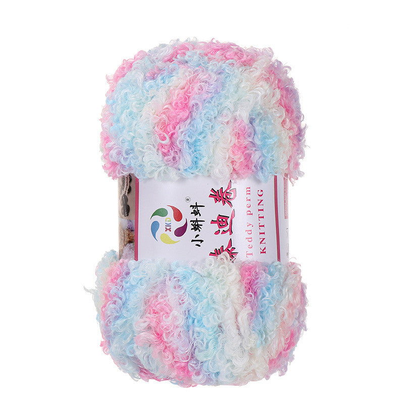 100g- Fluffy Teddy Perm Yarn | Teddy Curly Crochet Knitting Yarn for Scarves & Cute Amigurumi | Benang Kait | 泰迪卷毛线