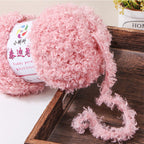 100g- Fluffy Teddy Perm Yarn | Teddy Curly Crochet Knitting Yarn for Scarves & Cute Amigurumi | Benang Kait | 泰迪卷毛线