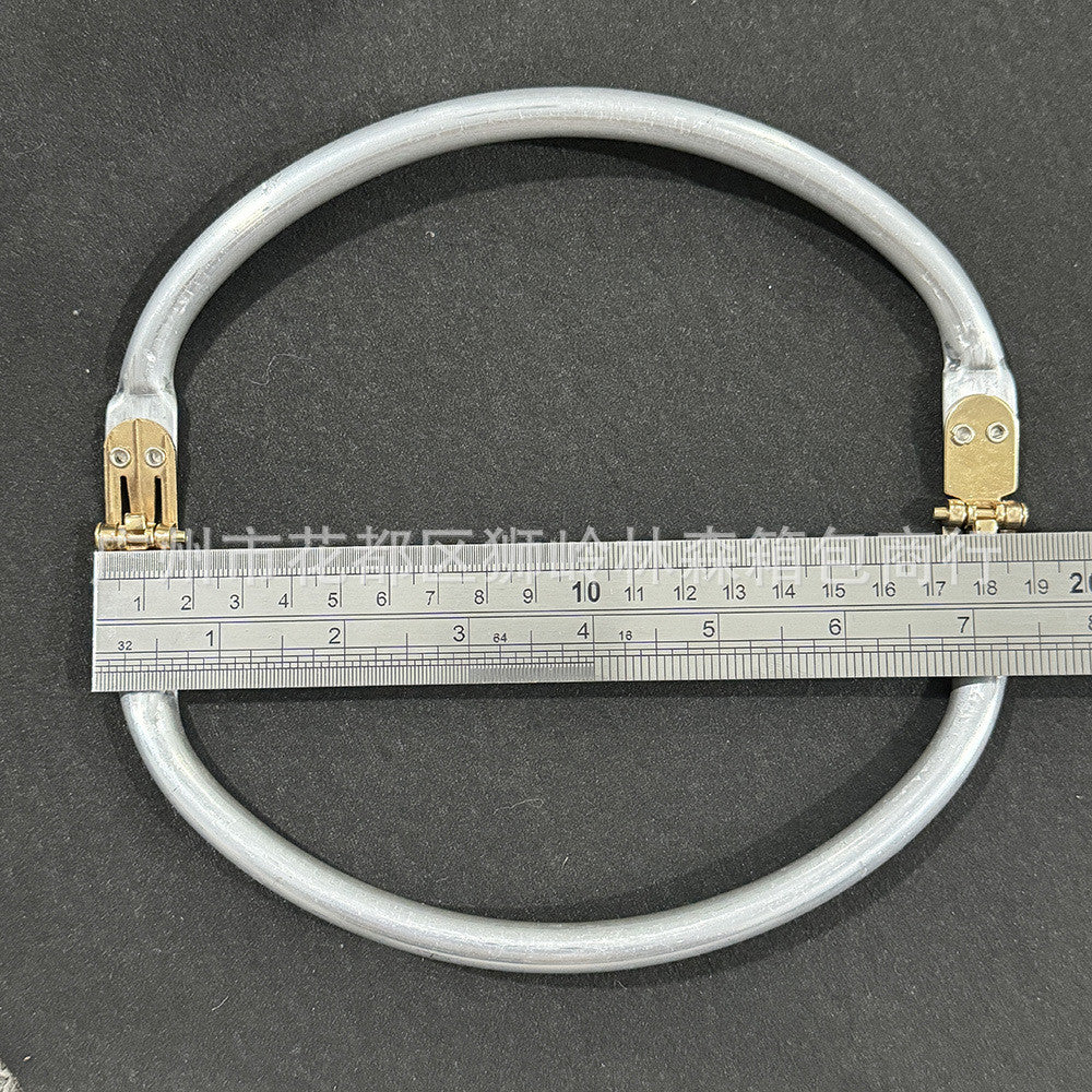 Aluminum Purse Frame Clasp – Metal Purse Closure for DIY Woven Bags & Handbags | Bag Accessories | Kiss lock for Bag