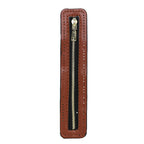 18cm PU Leather Zipper for crochet Bag- Woven Bag Hardware Sewing PU Leather Zipper Zip