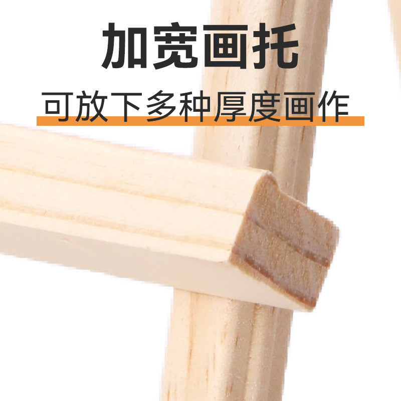 Mini Wooden Triangle Easel Children’s Tabletop Easel Folding Display Stand for Painting or Phone Holder