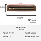 18cm PU Leather Zipper for crochet Bag- Woven Bag Hardware Sewing PU Leather Zipper Zip