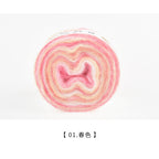 100g Gradient Silk Mohair Yarn | Hand Dyed Yarn Sweater Scarf | Crochet Knitting Yarn | Benang Kait | Rainbow Yarn Cake