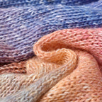 50g Gradient Mohair Yarn | Silk Blend Fine Mohair for Hand Knitting & Crochet | Benang Kait